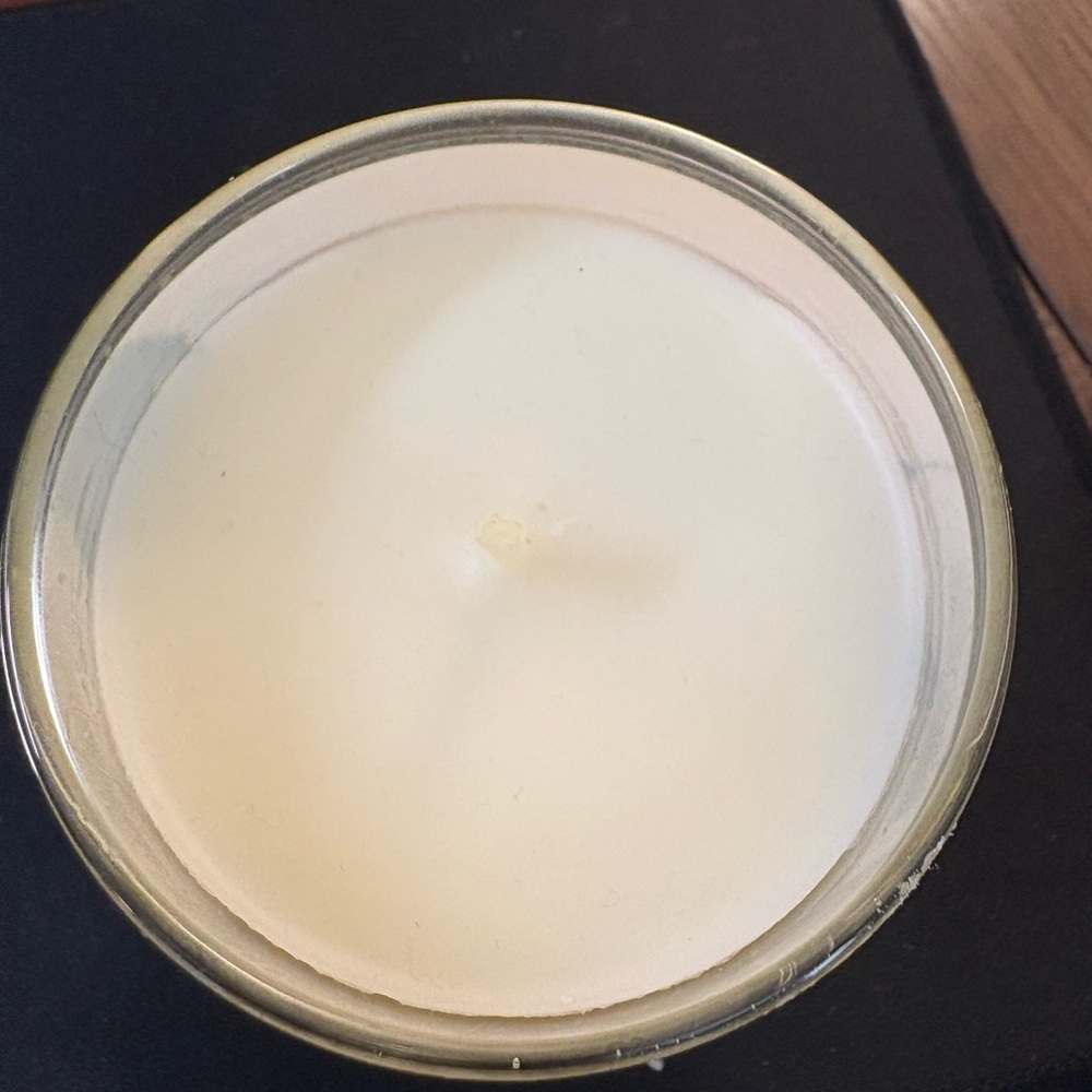 White Barn Salted Butterscotch Scented Candle - White and Gold - Picture 2 of 3